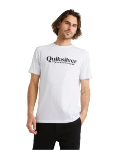 Quiksilver Feeling Good Short Sleeve T-Shirt In White