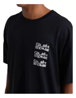 Stab X Quiksilver T-Shirt In Black -Quiksilver 959125060 4 720x928