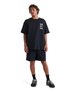 Stab X Quiksilver T-Shirt In Black -Quiksilver 959125060 5 720x928