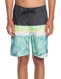 Quiksilver Everyday Panel 17" Boardshort In Green Ash