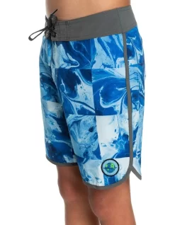 Quiksilver Ocean Scallop 16" Boardshort In Iron Gate -Quiksilver 959270230 2 720x928