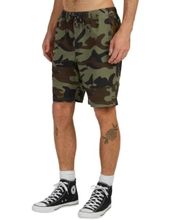 Quiksilver Waterman Cabo Shore Elasticated Shorts In Green -Quiksilver 960607540 3 720x928