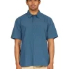 Quiksilver Waterman Centinela Short Sleeve Shirt In Midnight Navy -Quiksilver 960607630 1 720x928