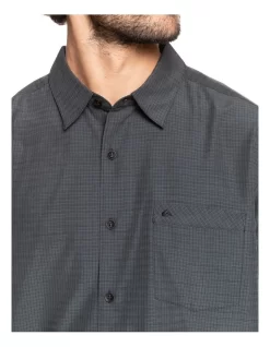 Quiksilver Waterman Centinela Short Sleeve Shirt In Black -Quiksilver 960607720 4 720x928