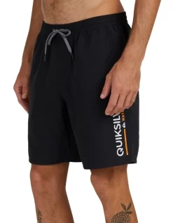 Quiksilver Balance Volley 18" Swim Shorts In Black -Quiksilver 960608170 2 720x928