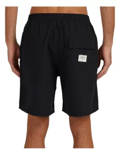 Quiksilver Balance Volley 18" Swim Shorts In Black -Quiksilver 960608170 3 720x928