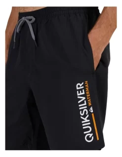 Quiksilver Balance Volley 18" Swim Shorts In Black -Quiksilver 960608170 4 720x928