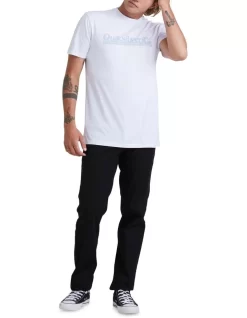 Quiksilver All Lined Up Tee In White