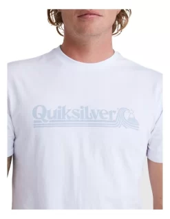 Quiksilver All Lined Up Tee In White -Quiksilver 962623900 5 720x928