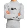 Quiksilver All Time Long Sleeve Rashguard In Grey -Quiksilver 974478610 1 720x928