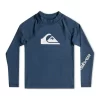 Quiksilver All Time Rash Top In Blue -Quiksilver 974480860 1 720x928