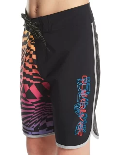 Quiksilver Surfsilk Radical Scallop Boardshorts In Black -Quiksilver 976489480 3 720x928
