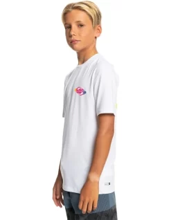 Quiksilver Radical Surf Surf T-Shirt In White -Quiksilver 976491460 3 720x928