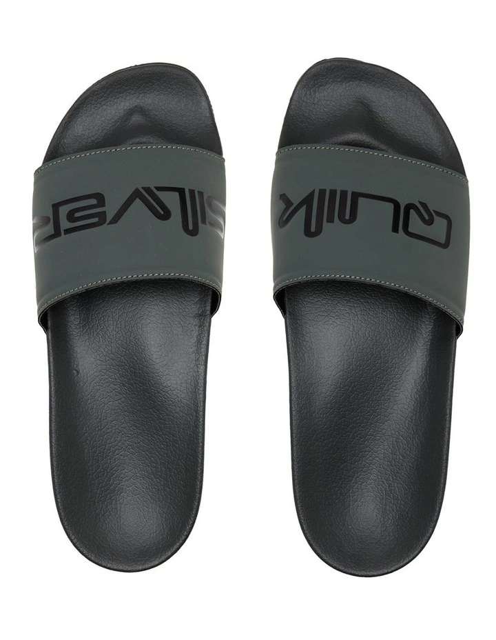 Quiksilver Session Slides In Green 5 Quiksilver Session Slides In Green - Image 3