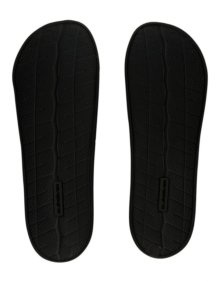 Quiksilver Session Slides In Green 6 Quiksilver Session Slides In Green - Image 4