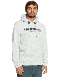 Quiksilver Keller Art Hoodie In Grey