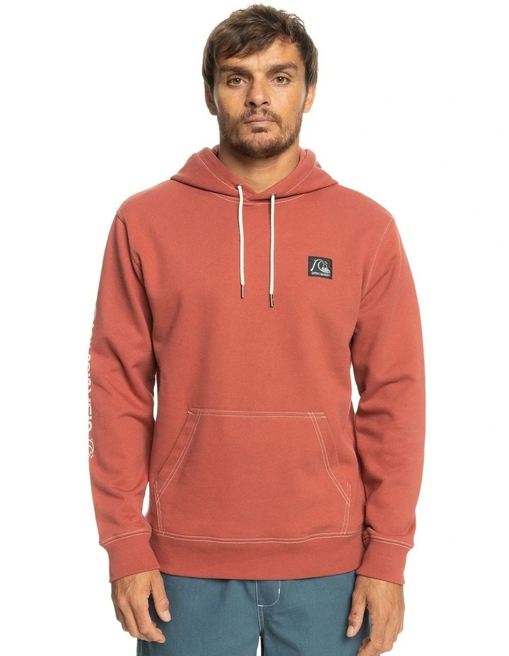 Quiksilver The Original Hoodie In Pink 3 Quiksilver The Original Hoodie In Pink