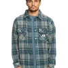 Quiksilver Surf Days Long Sleeve Fleece Shirt In Blue -Quiksilver 977984380 1 720x928