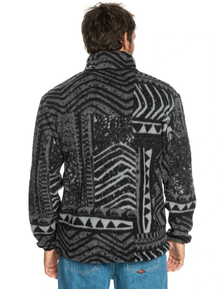 Quiksilver Clean Coasts Zip-Up Hoodie In Black 4 Quiksilver Clean Coasts Zip-Up Hoodie In Black - Image 2