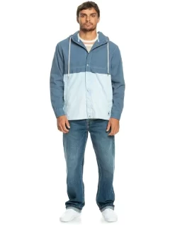 Quiksilver Natural Surf Hooded Jacket In Blue -Quiksilver 977985190 7 720x928