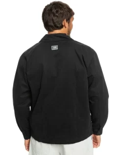 Quiksilver Ancestral Vibe Hooded Twill Jacket In Black 9 Quiksilver Ancestral Vibe Hooded Twill Jacket In Black -Quiksilver 977985280 2 720x928