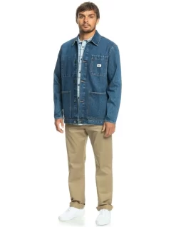 Quiksilver Legendary Worker Denim Jacket In Blue -Quiksilver 977985370 7 720x928