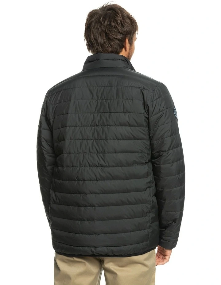 Quiksilver Scaly Puffer Jacket In Black 4 Quiksilver Scaly Puffer Jacket In Black - Image 2