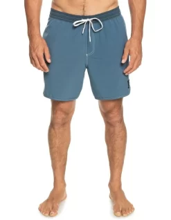 Quiksilver Original Scallop Swim Shorts In Blue
