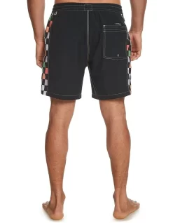 Quiksilver Original Scallop Swim Shorts In Black -Quiksilver 977985910 2 720x928