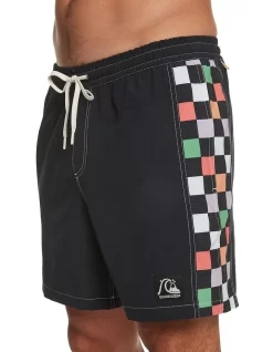 Quiksilver Original Scallop Swim Shorts In Black -Quiksilver 977985910 3 720x928