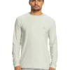 Quiksilver Coast Runner Long Sleeve T-Shirt In Grey