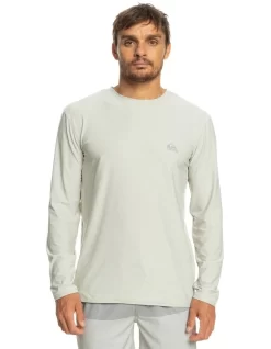 Quiksilver Coast Runner Long Sleeve T-Shirt In Grey