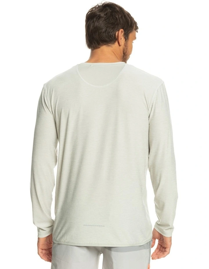 Quiksilver Coast Runner Long Sleeve T-Shirt In Grey 4 Quiksilver Coast Runner Long Sleeve T-Shirt In Grey - Image 2