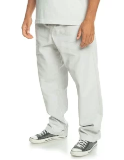 Quiksilver Saturn Beach Cruiser Elasticated Pants In Grey -Quiksilver 977986810 3 720x928