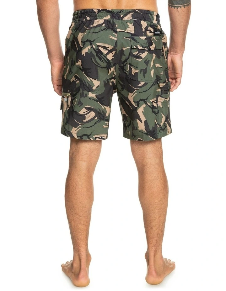 Quiksilver Taxer Cargo Amphibian Boardshorts In Brown 4 Quiksilver Taxer Cargo Amphibian Boardshorts In Brown - Image 2