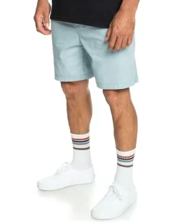 Quiksilver Taxer Elasticated Shorts In Blue -Quiksilver 977987800 3 720x928