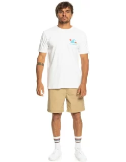 Quiksilver Taxer Elasticated Shorts In Brown -Quiksilver 977987890 6 720x928