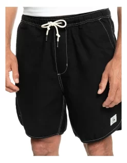Quiksilver Scallop Elasticated Shorts In Black 11 Quiksilver Scallop Elasticated Shorts In Black -Quiksilver 977988070 4 720x928