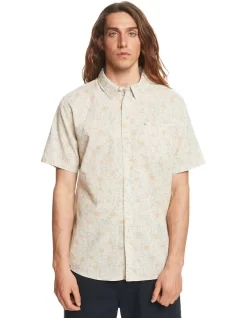 Quiksilver Mellow Fuzz Short Sleeve Shirt In Multi