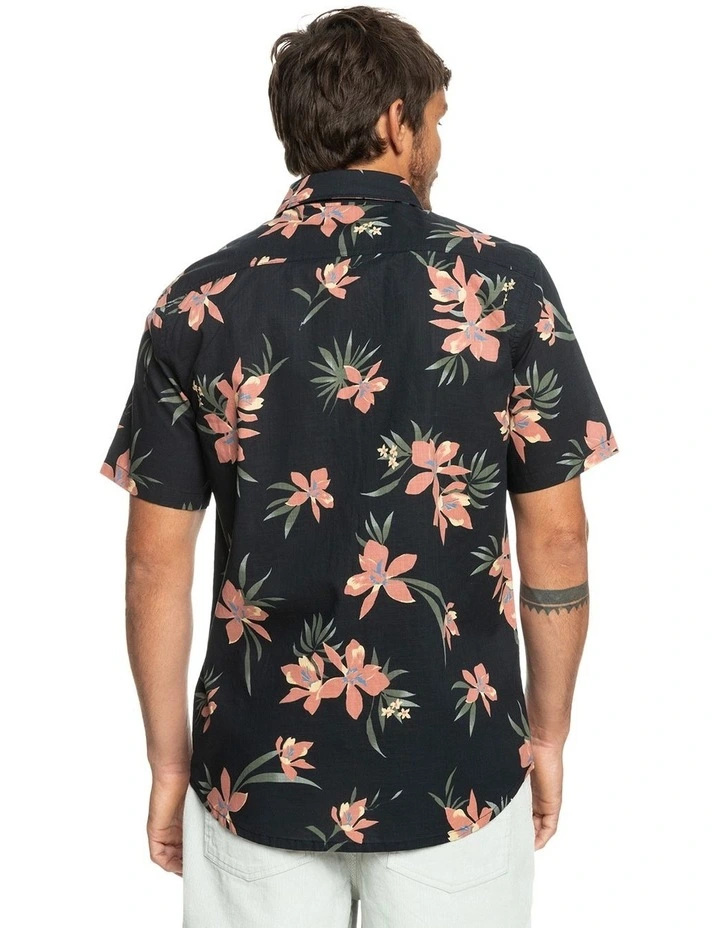 Quiksilver Holidazed Short Sleeve Shirt In Black 4 Quiksilver Holidazed Short Sleeve Shirt In Black - Image 2
