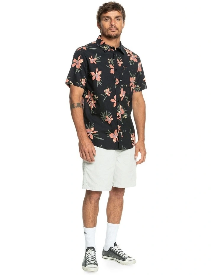 Quiksilver Holidazed Short Sleeve Shirt In Black 7 Quiksilver Holidazed Short Sleeve Shirt In Black - Image 5