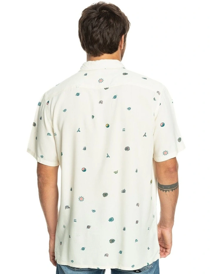 Quiksilver Minimark Short Sleeve Shirt In White 4 Quiksilver Minimark Short Sleeve Shirt In White - Image 2