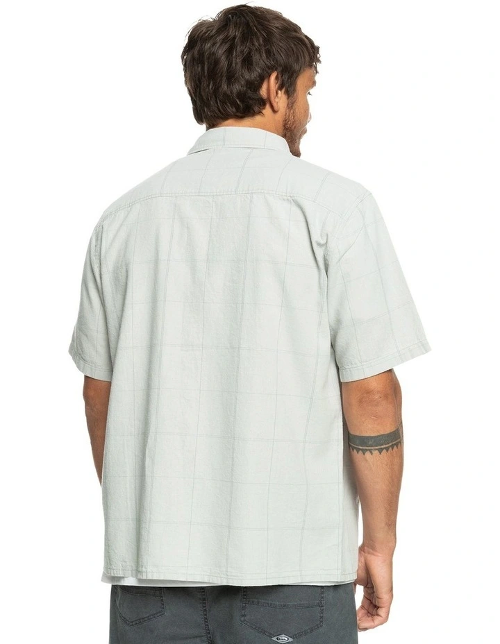 Quiksilver Authentic Influenced Short Sleeve Shirt In Grey 4 Quiksilver Authentic Influenced Short Sleeve Shirt In Grey - Image 2