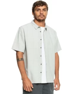 Quiksilver Authentic Influenced Short Sleeve Shirt In Grey 10 Quiksilver Authentic Influenced Short Sleeve Shirt In Grey -Quiksilver 977988970 3 720x928