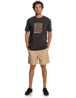 Quiksilver Palm Waves T-Shirt In Black -Quiksilver 977989600 5 720x928