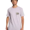 Quiksilver Fortuned Logo T-Shirt In Purple