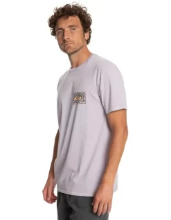 Quiksilver Fortuned Logo T-Shirt In Purple -Quiksilver 977989690 3 720x928