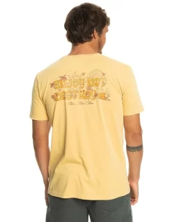 Quiksilver Enjoy Not Destroy T-Shirt In Yellow -Quiksilver 977989960 2 720x928