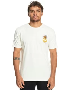Quiksilver Sun Bloom T-Shirt In White