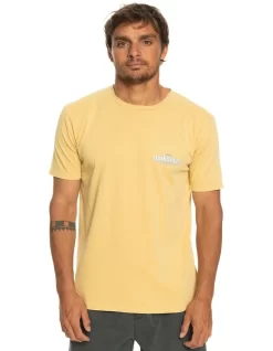 Quiksilver Quik Words T-Shirt In Yellow